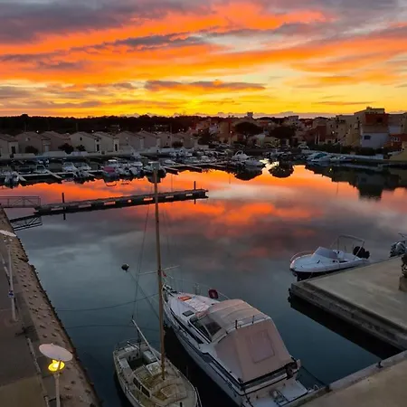 Vue Marina-pyrennees-lac Marin * Le Barcares